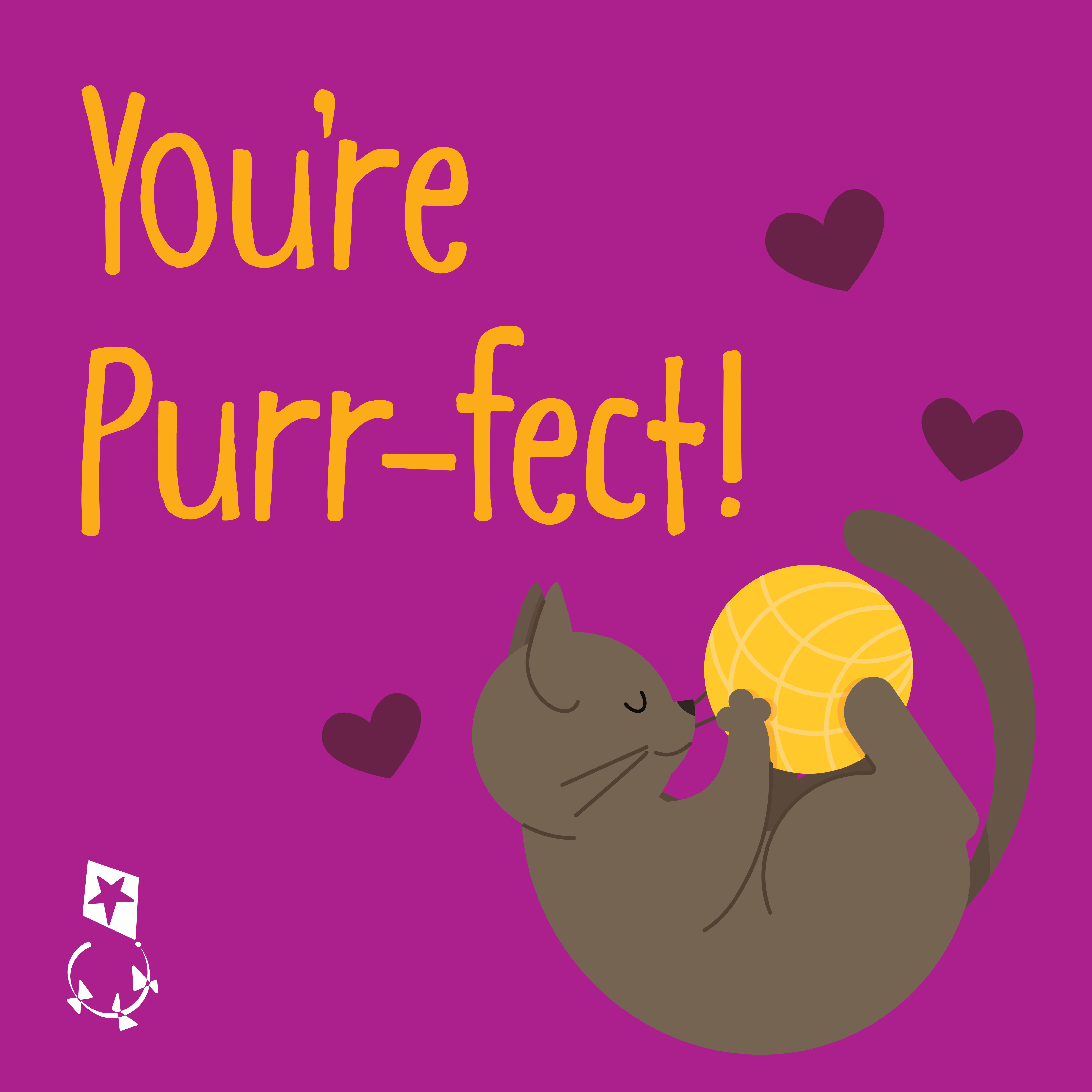 You're Purr-fect! Niswonger Children's Hospital Valetine's Day Card