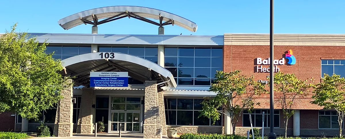 Kingsport outpatient rehabilitation exterior building