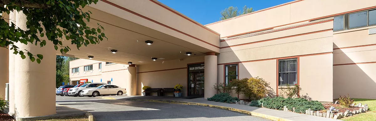 Dickenson Community Hospital exterior front entrance